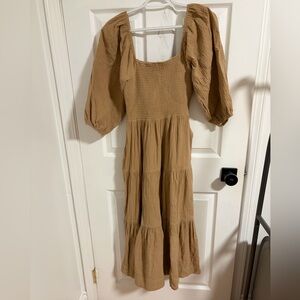 Neuflora Vermont Dress- Sand